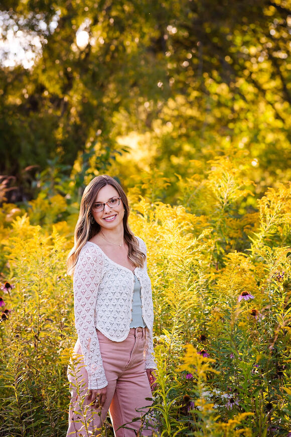 Jacqueline among wildflowers Jacqueline among wildflowers